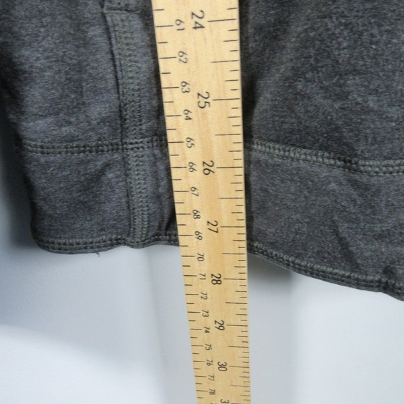 Lululemon Men Charcoal Gray Full Zip Hoodie Athleisure Activewear Size L Lounge - Picture 3 of 9